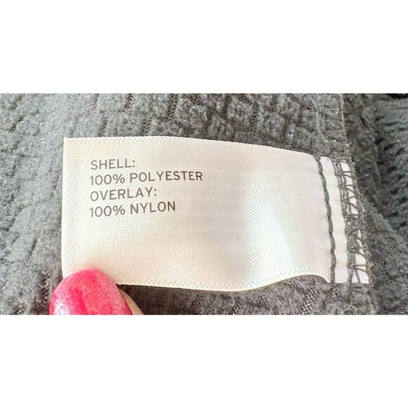 Duluth Trading Women’s Shoreline 2.0 Fleece Jacket Windproof Gray Blk Size 3X - Picture 5 of 7